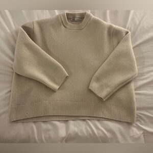 Cream Zara Sweater